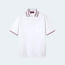 구찌 로고 자수 카라 폴로셔츠 2color (navy) (white)