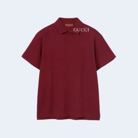 구찌 로고 디테일 폴로 셔츠 2color (red,white)