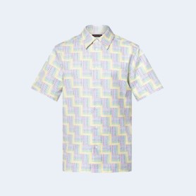 루이비통 그래픽 프린티드 반팔 셔츠