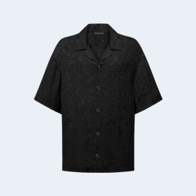 루이비통 그래픽 자카드 반팔 셔츠 1AHCH3