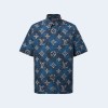 루이비통 프린티드 모노그램 블렌드 반팔 셔츠