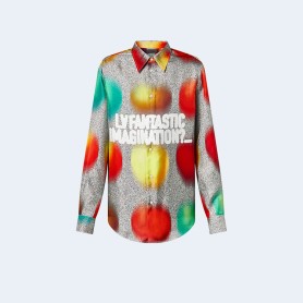 루이비통 프린트 롱 슬리브 셔츠