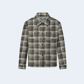 루이비통 체크 데님 오버셔츠