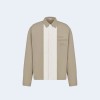 디올 베이지 코튼 데님 코치 자켓