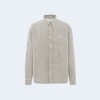 디올 x 스톤 아일랜드 오버셔츠 그레이 코튼