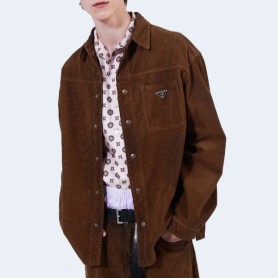 프라다 코듀로이 셔츠
