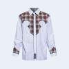메종 마르지엘라 패브릭 멀티컬러 셔츠