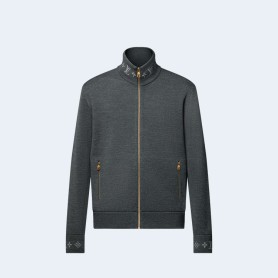 루이비통 더블 페이스 니트 울 트래블 블루종