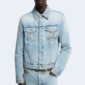 루이비통 데님 트러커 재킷