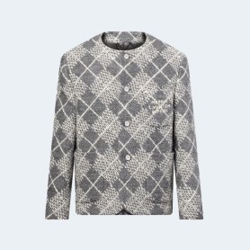 루이비통 아가일 라운드넥 블레이저