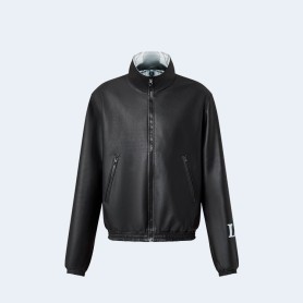 루이비통 리버서블 믹스 레더 블루종