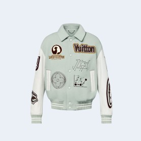 루이비통 바시티 레더 블루종 1ABZJQ