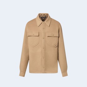 루이비통 더블 페이스 울 블렌드 오버셔츠 1AFA43