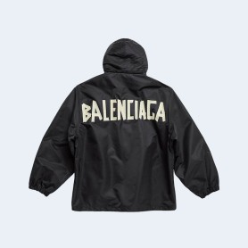 발렌시아가 테이프 쇼트 윈드브레이커