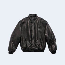 발렌시아가 스포티 B 시어링 자켓 블랙