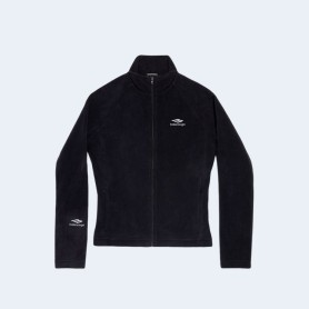 발렌시아가 3B 스포츠 아이콘 집업 자켓 블랙