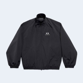 발렌시아가 유니티 스포츠 코쿤 킥 윈드브레이커 블랙