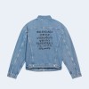 발렌시아가 랭귀지 프린팅 데님 자켓