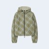 버버리 크롭 리버시블 체크 자켓 2COLOR (KHAKI) (SKY BLUE)