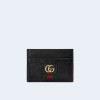 구찌 오피디아 GG 수프림 카드 지갑 블랙