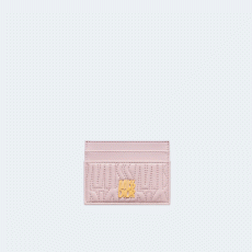 디올 Miss Dior Freesia 카드 지갑 페일핑크