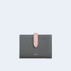 셀린느 미디움 핑크 스트랩 지갑 그레이