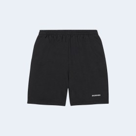 발렌시아가 스웨트 쇼츠 블랙