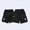 크롬하츠 산스크리트 자수 멀티포켓 오버올 쇼츠