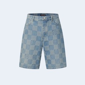 루이비통 다미에 3D 라이트 데님 쇼츠