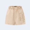 루이비통 빈티지 이펙트 코튼 쇼츠 2COLOR (GREY,BEIGE)