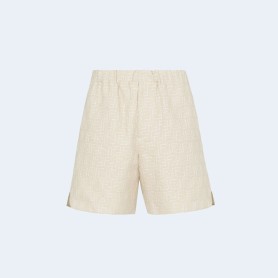 펜디 리넨 FF 자카드 쇼츠 2COLOR (BLACK,BEIGE)