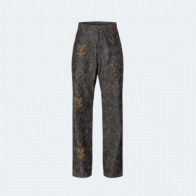 루이비통 엠브로이더드 데님 팬츠