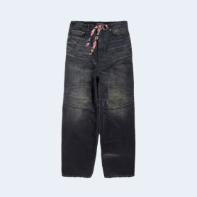 발렌시아가 조지 생크 배기 데님 팬츠