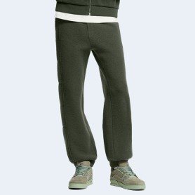 루이비통 퀼티드 텍스처드 울 팬츠 카키 1AGJPR