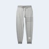 톰브라운 체크 패턴 트랙팬츠 그레이