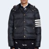 톰브라운 매트 나일론 다운 봄버 자켓