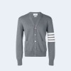 톰브라운 4바 사선완장 가디건 그레이