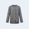 샤넬 라운드넥 니트 가디건 그레이