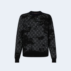 루이비통 디스트레스드 모노그램 니트