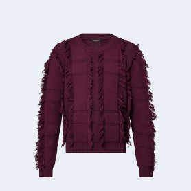 루이비통 프린지드 크루넥 니트 1ABY0X