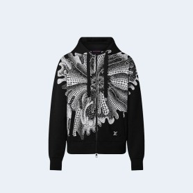 루이비통 x YK 사이키델릭 플라워 후드