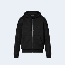 루이비통 하이브리드 지퍼 테크니컬 코튼 후디 1AFAYK