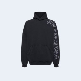 발렌시아가 엠브로이드 코튼 후드