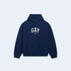 발렌시아가 Pride 후드 네이비
