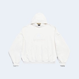 발렌시아가 서퍼 오버사이즈 라운드 후디