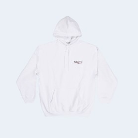 발렌시아가 폴리티컬 캠페인 후드 화이트