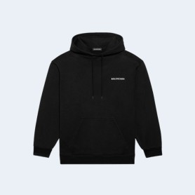 발렌시아가 미디움 핏 로고 후디