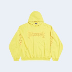 발렌시아가 다크웨이브 오버사이즈 후드 옐로우