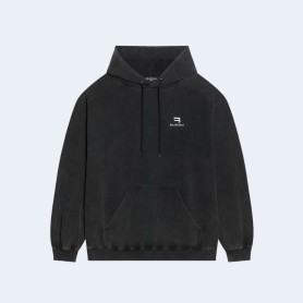 발렌시아가 스포티 B 미디엄 핏 후디