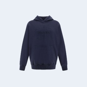 프라다 드로스트링 후드 탑